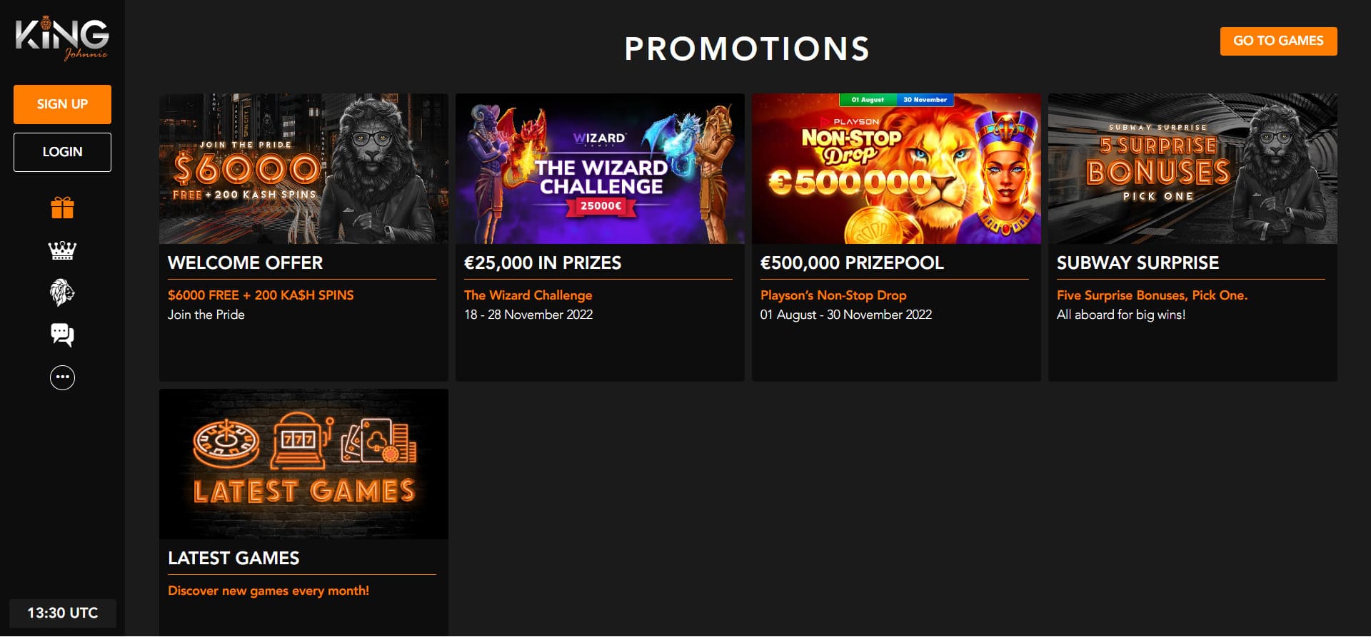 King Johnnie Casino AU - online games and slot machines, payment ...