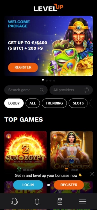 bezpieczny Level Up Casino bonus za pierwszy depozyt oferta w Poland