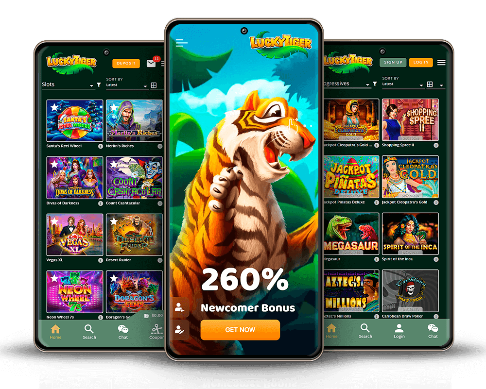 Get the Lucky Tiger Casino App : Enjoy Mobile Gaming