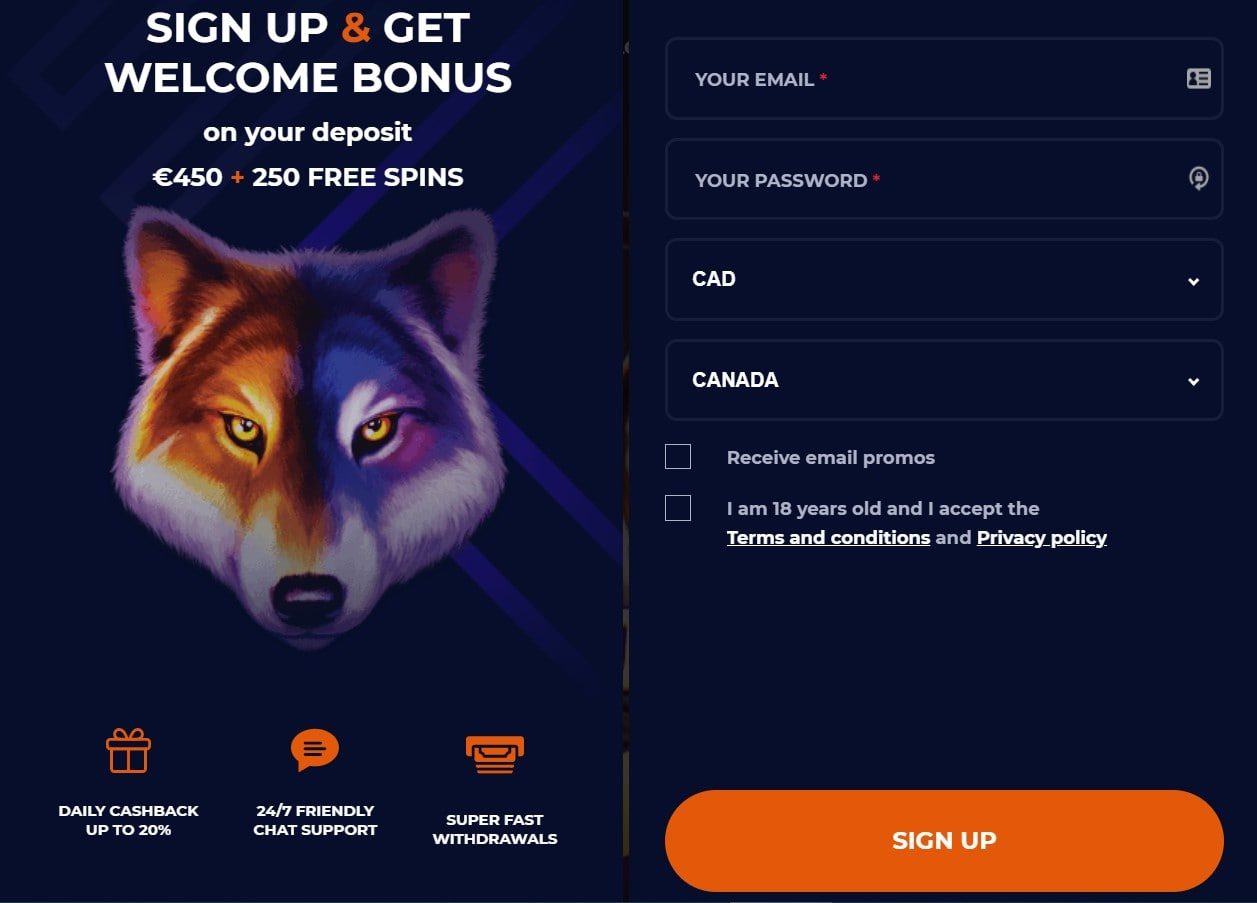 Nine Casino® (2025) Get C$450 + 250 Free Spins!