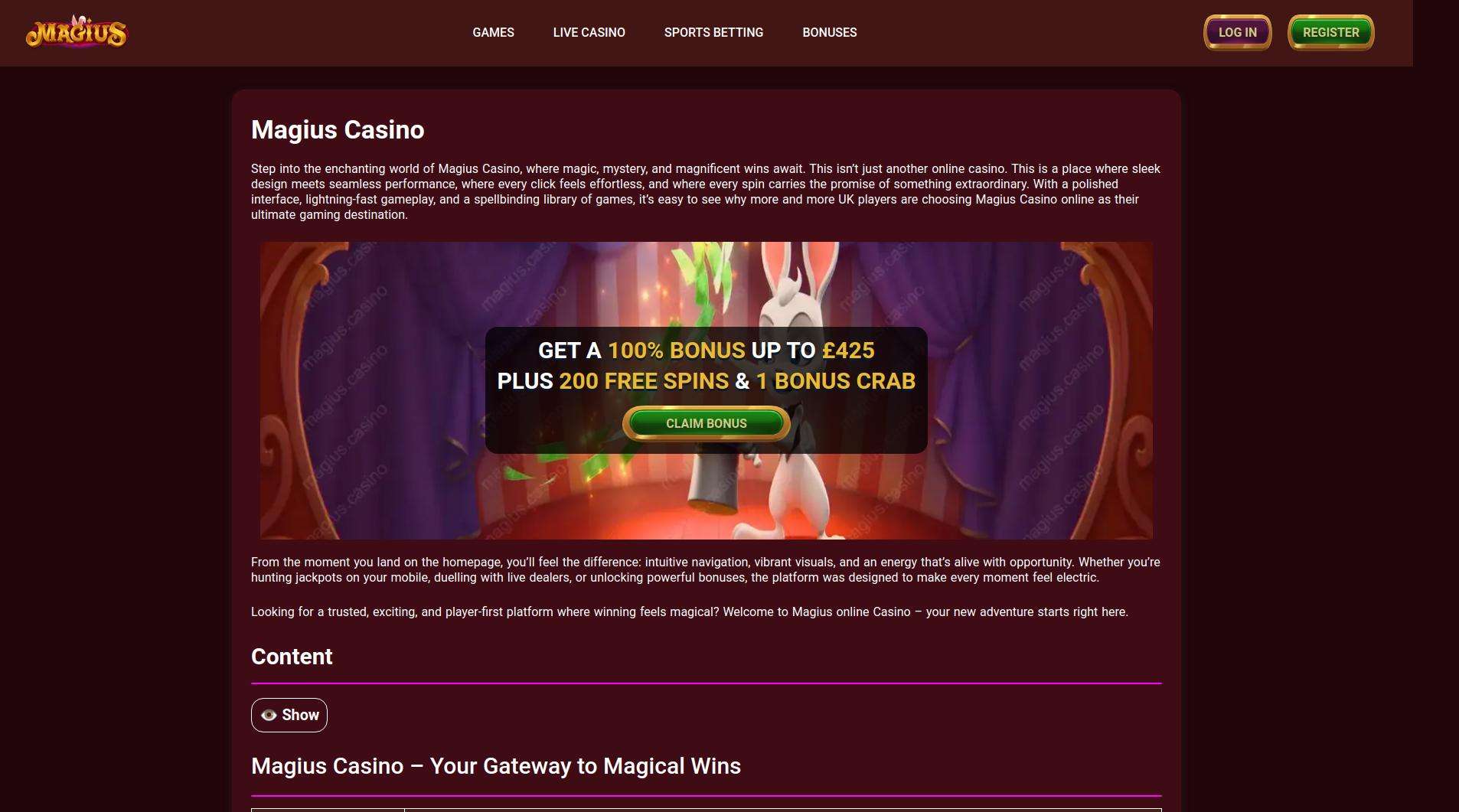 Les meilleurs Bonus de Magius Casino : Actualités et conseils | Sonaar
