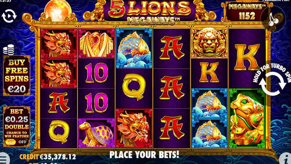5 Lions Megaways™ - Online Slot bei lapalingo