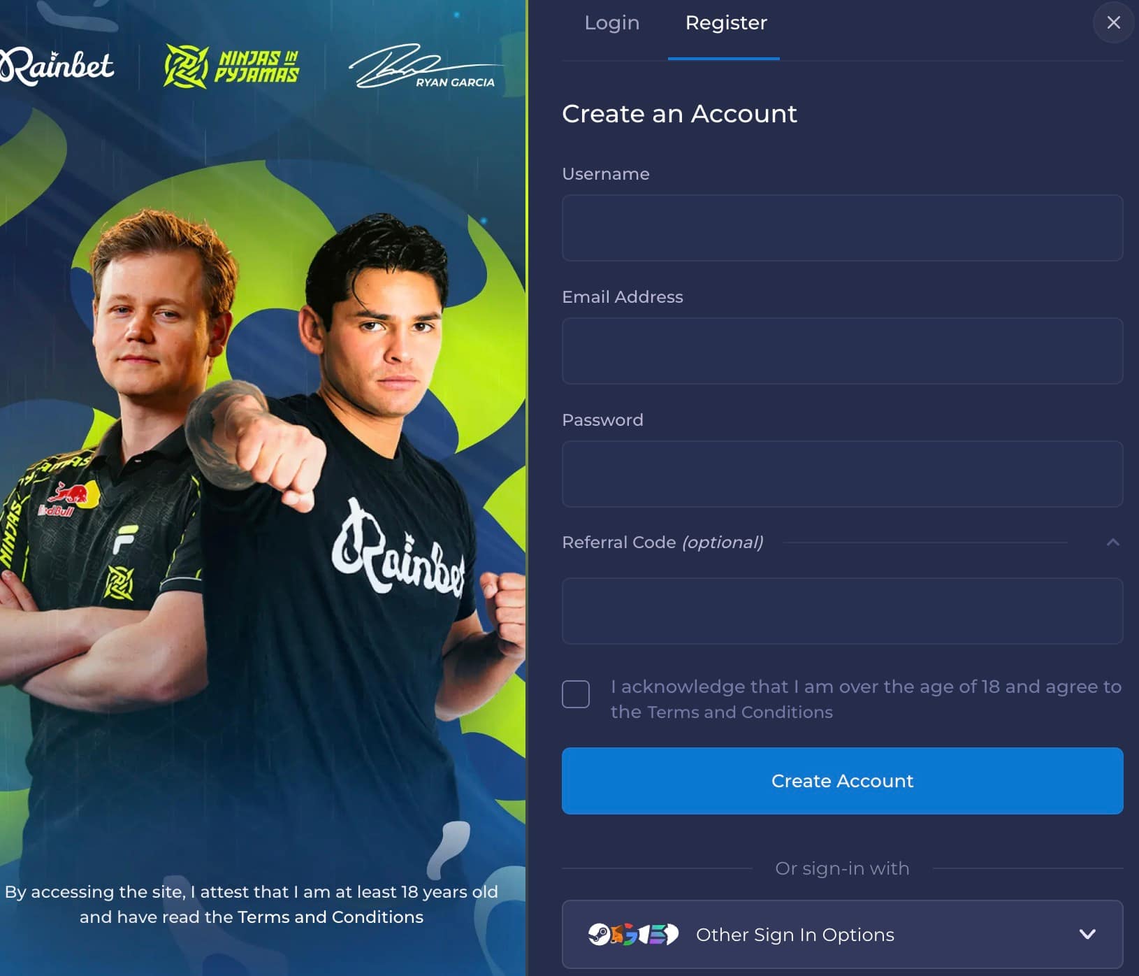 Rainbet Promo Code May 2026: $2,100 + 60 Free Spins