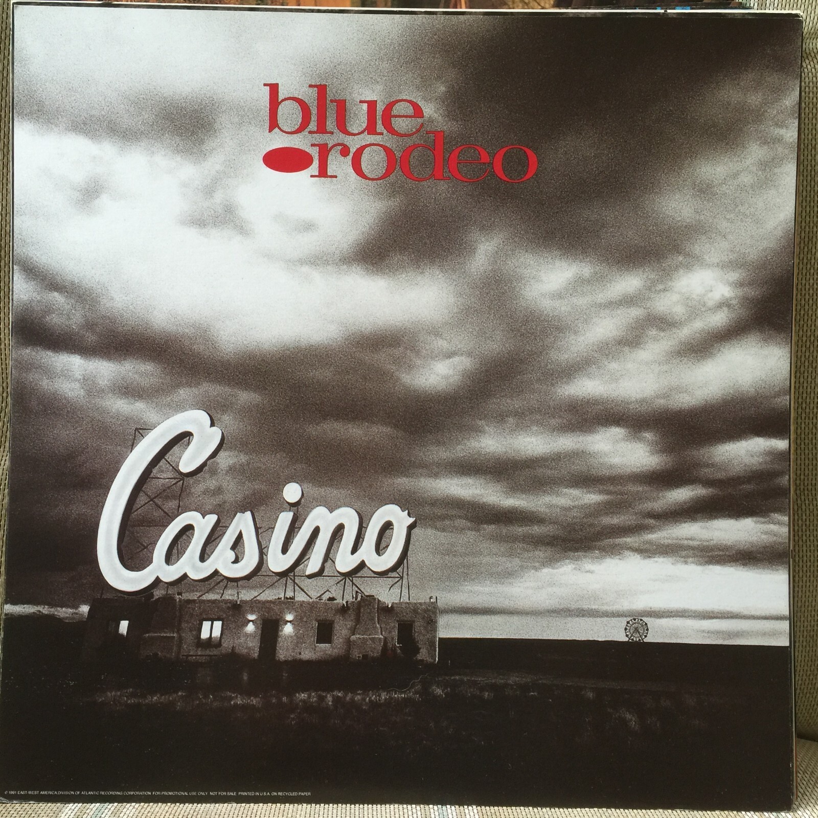 BLUE RODEO - Casino - 2-sided PROMO LP Cover Slick / Poster 12
