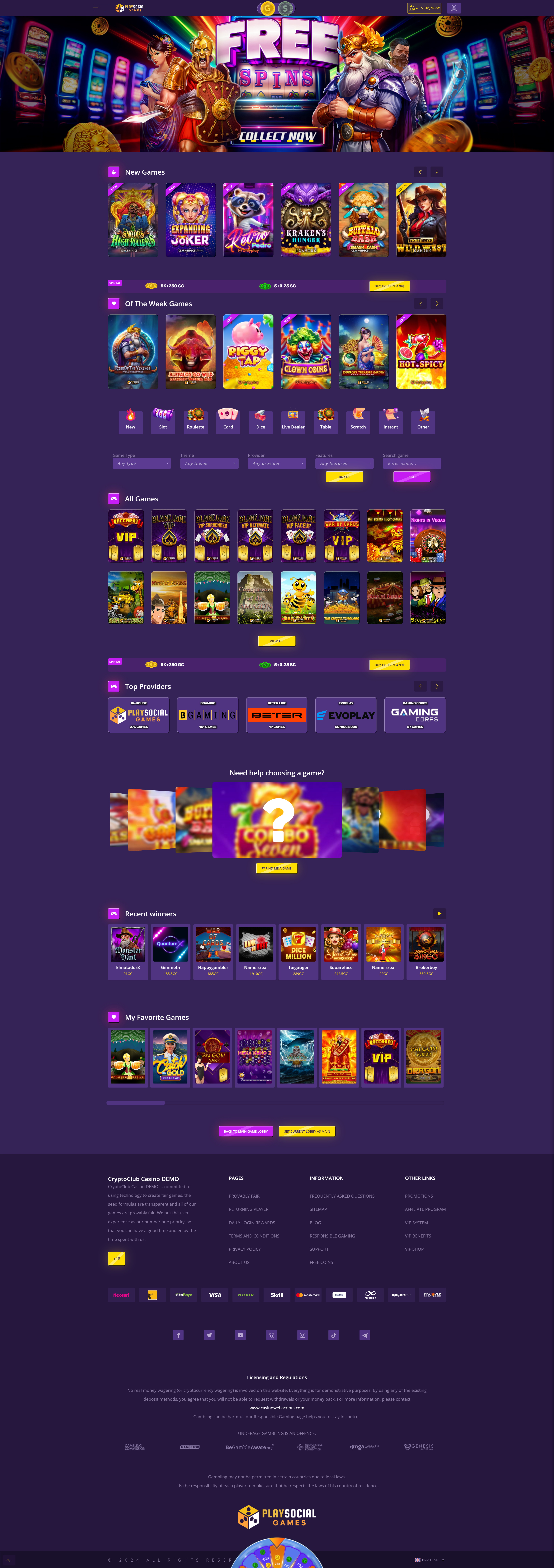 Try Our Casino Website Demo