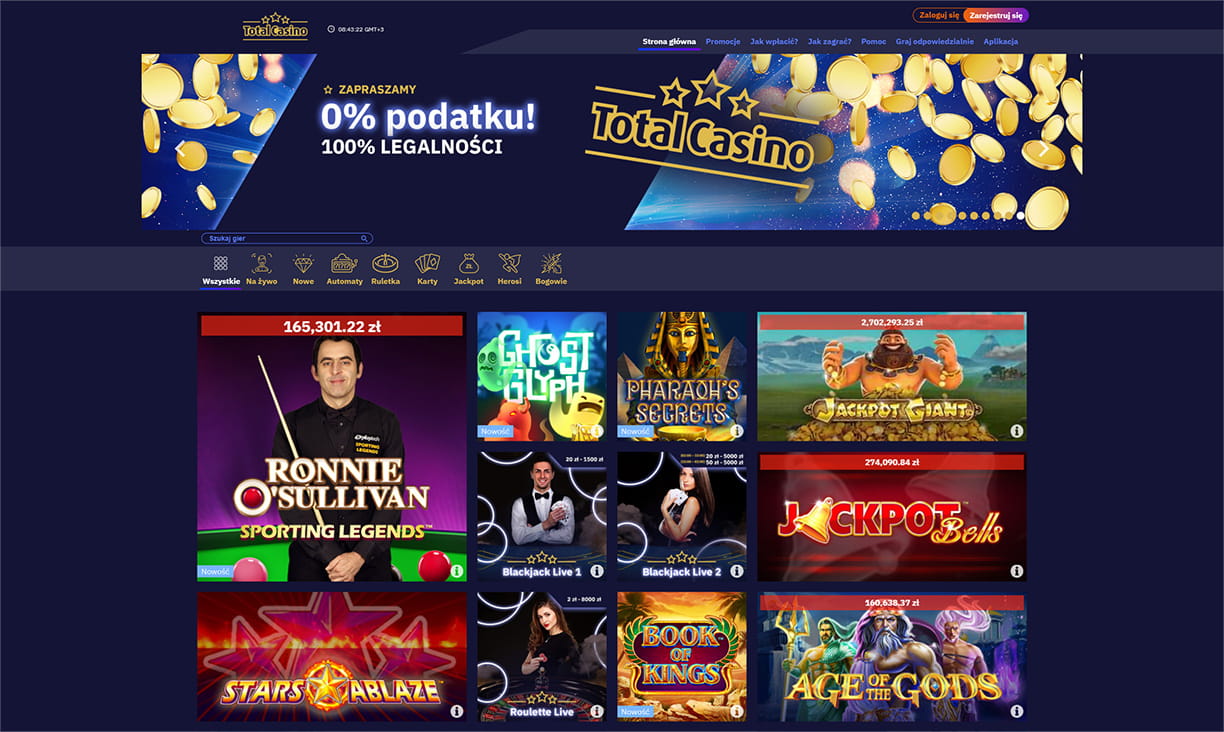 Total Casino - oszustwo czy legalne kasyno w Polsce? [Opinie 2025]