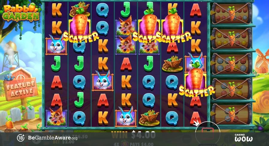 Rabbit Garden Slot by Pragmatic Play - Try for free at CasinoWow