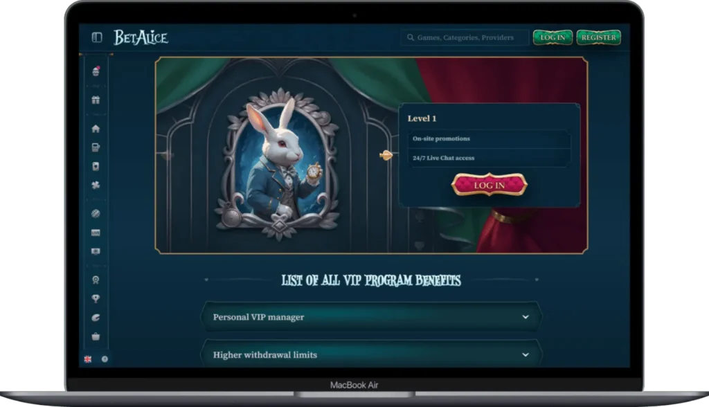 BetAlice Casino in Deutschland - Bonus bis zu €5000