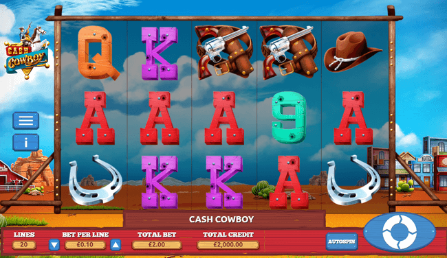 Cash Cowboys (The Games Company) Slot Review + Free Demo 2025 🎰