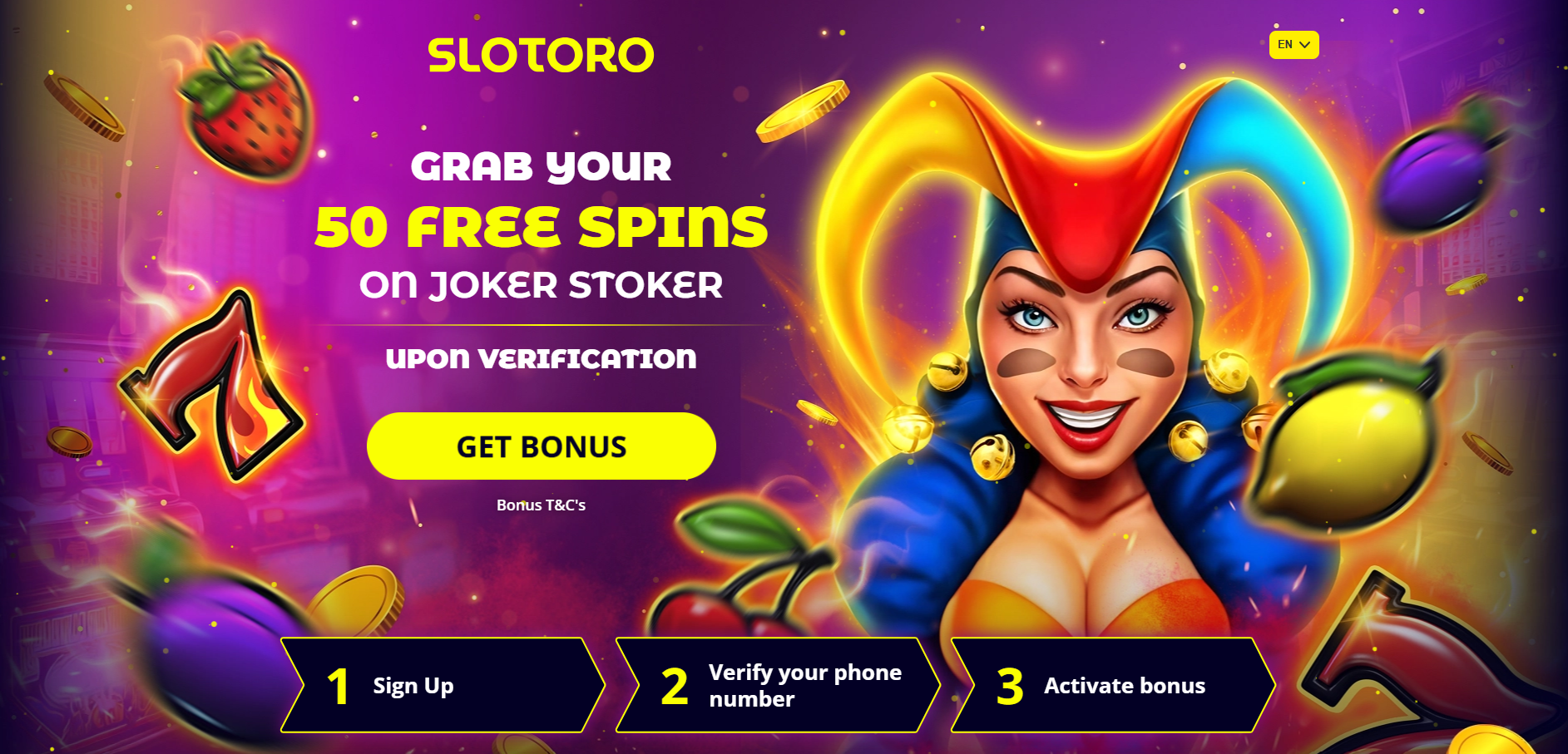 litsentseeritud Slotoro Casino igapäevane boonus reklaam riigis Estonia