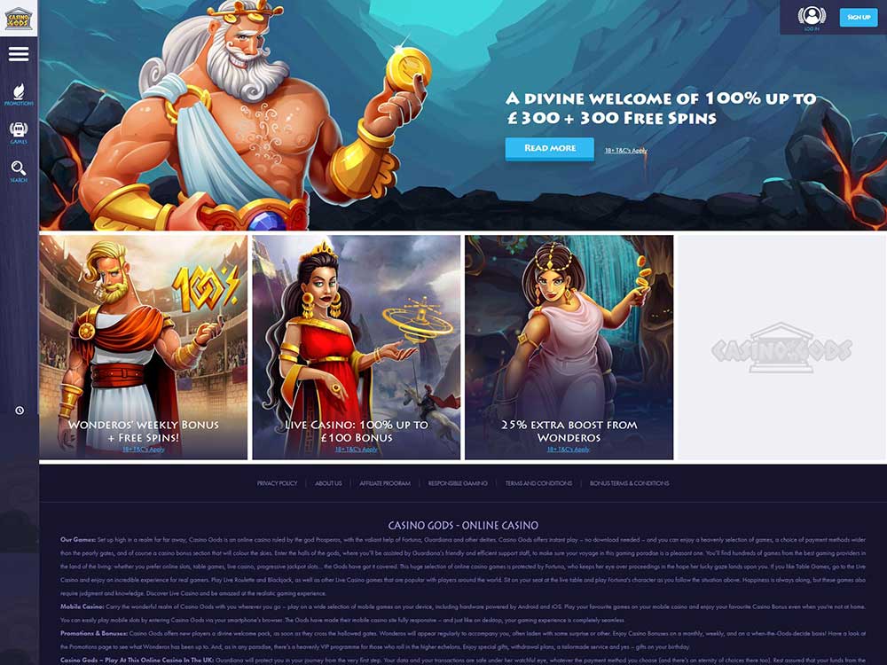 Casino Gods – GetCasinoBonus.net