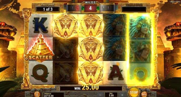 nieuw Incaspin Casino matchbonus afbeelding