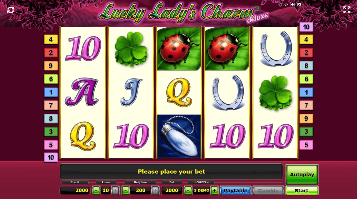 Lucky Lady's Charm Deluxe Slot – Igrajte Besplatno