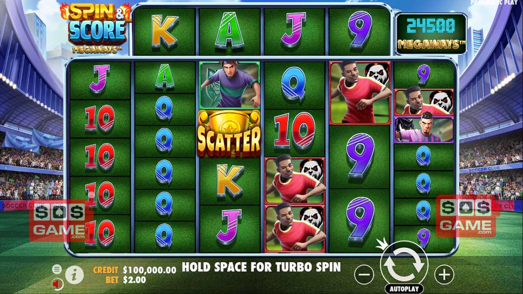 Spin & Score Megaways Slot > Free Demo and Review