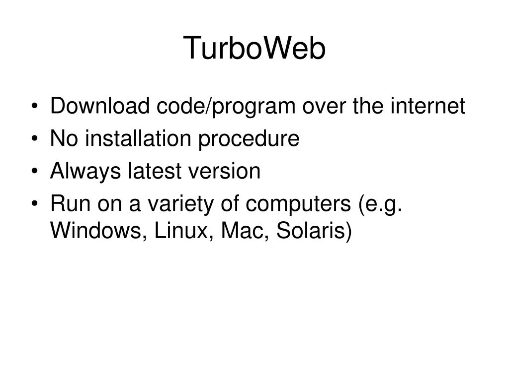 PPT - TurboWin developments PowerPoint Presentation, free download - ID ...