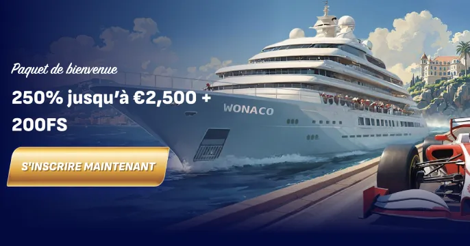 Wonaco Casino 🎖️ Site officiel de Wonaco Casino en France